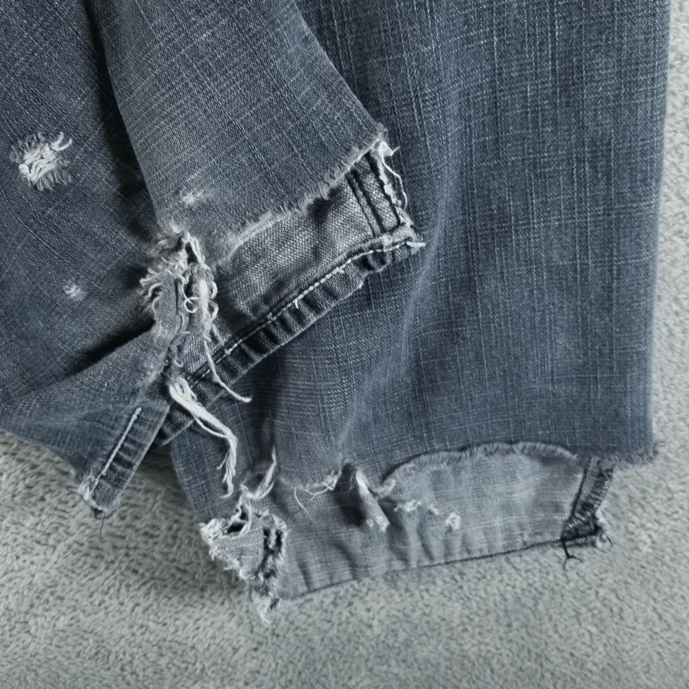 VTG Artful Dodger Jeans Mens 32x32 Blue Straight Distressed Hip Hop Skater‎